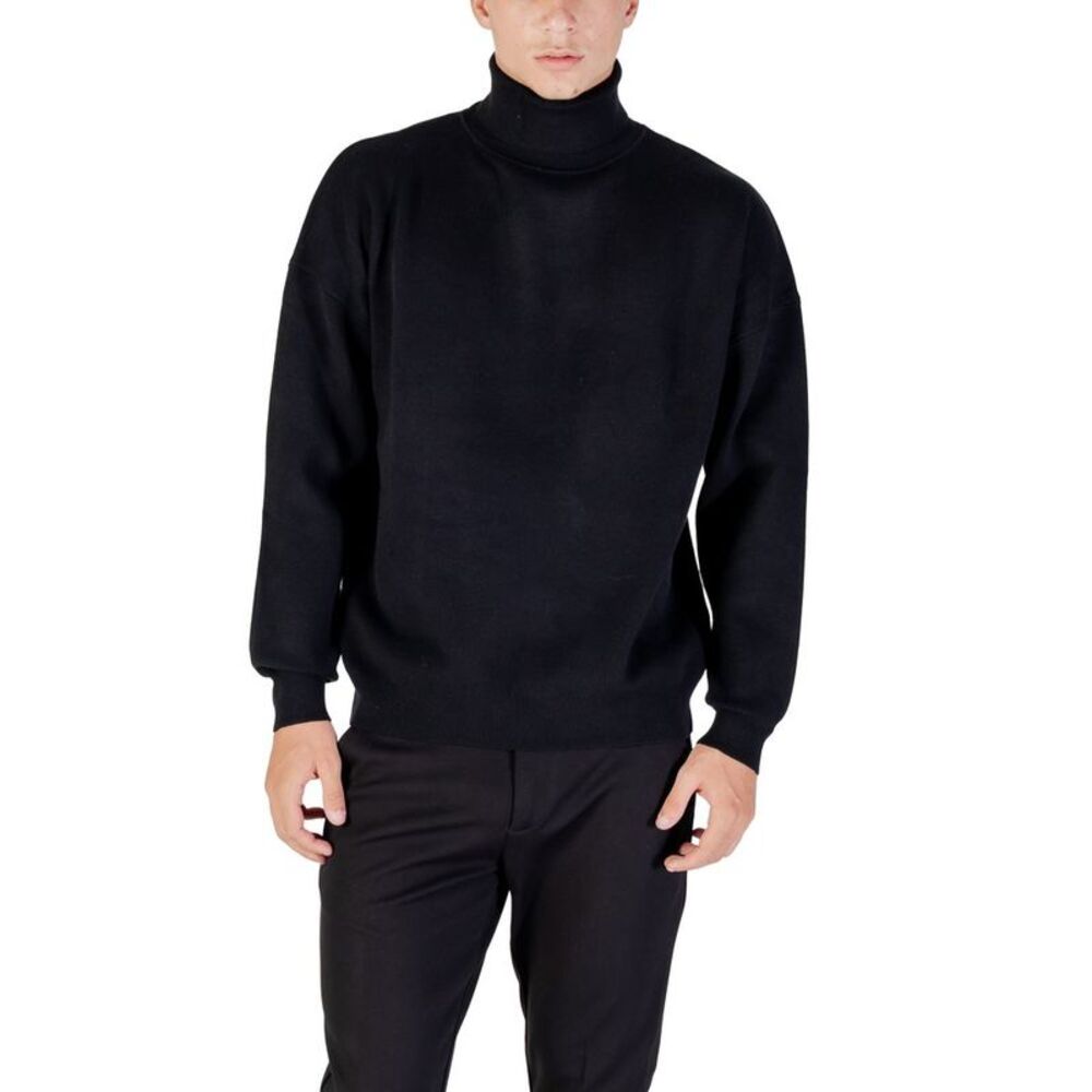 Antony Morato Black Viscose Men's Sweatshirt